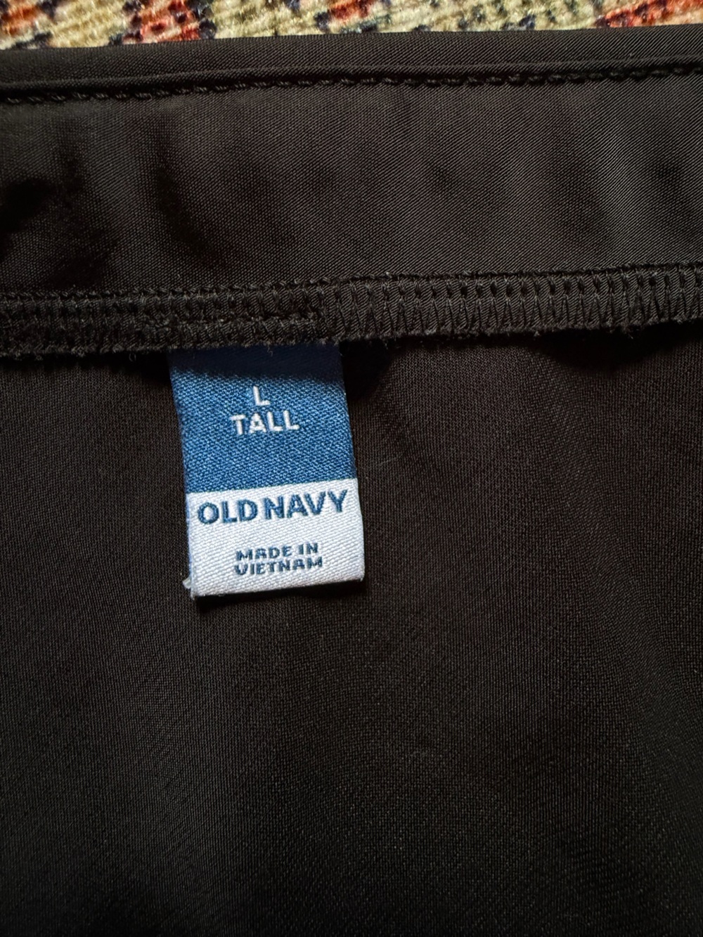 Old Navy Black Satin Midi Skirt - Sleek Everyday Style - Picture 2 of 3